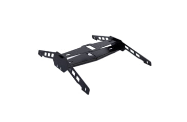 Image of Double Tap Industries Steel Challenge Stage 1 - Five to Go Target w/H-Base Stands, Raw/Black, SC-5TG-HB