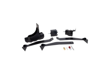 Image of Double Tap Industries Steel Challenge Stage 1 - Five to Go Target w/Spiked Stands, Raw/Black, SC-5TG-K