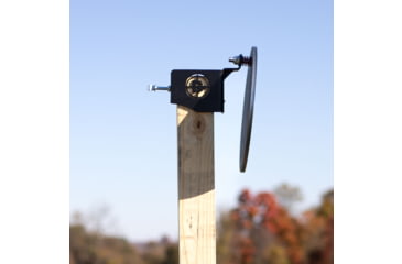 Image of Double Tap Industries Steel Challenge Stage 2 - Showdown Target w/Hangers, Raw/Black, SC-SHD-H