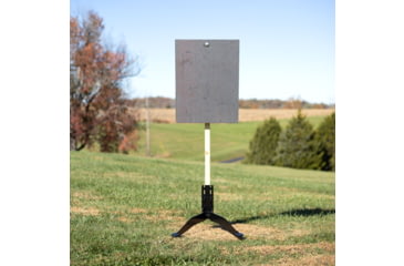 Image of Double Tap Industries Steel Challenge Stage 2 - Showdown Target w/Spiked Stands, Raw/Black, SC-SHD-K