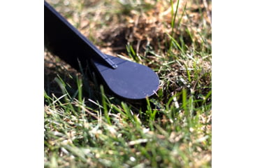 Image of Double Tap Industries Steel Challenge Stage 4 - Outer Limits Target w/Spiked Stands, Raw/Black, SC-OL-K