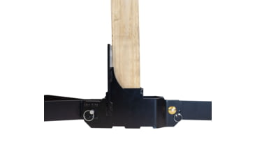 Image of Double Tap Industries Steel Targets Spiked 2x4 Base, Black, TS-SC-QS-01