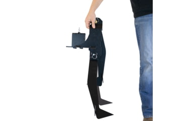 Image of Double Tap Industries Steel Targets Spiked 2x4 Stand, Black, TS-SC-QS-001-01