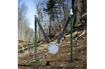 Image of Double Tap Industries T-Post Target Hanger, White, TS-TP-125