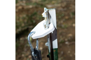 Image of Double Tap Industries T-Post Target Hanger, White, TS-TP-125