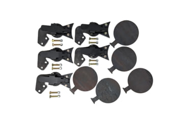 Image of Double Tap Industries Texas Star - 10 Paddle Adapter Kit, Raw/Black, RT-TS-6IN-PDLK