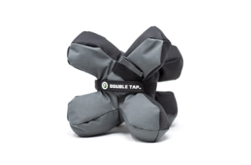 Image of Double Tap Industries Unfilled Multi-Position Shooting Bag Rest, Grey/Black, SB-MP-001