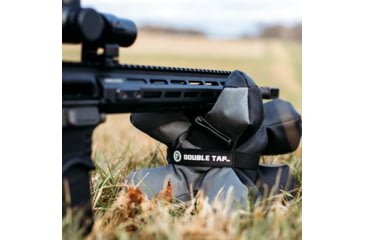 Image of Double Tap Industries Unfilled Multi-Position Shooting Bag Rest, Grey/Black, SB-MP-001