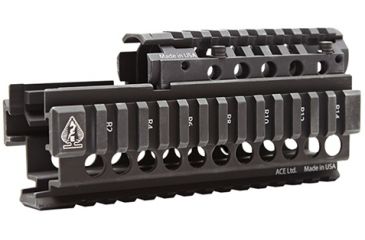 Image of Doublestar AK-RHG Ace AK Railed Handguard Set, Black, A608