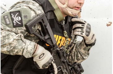 Image of DoubleStar Hammer Buttstock-M4 7-Position Mil-Spec Buffer Tube for AR-15 w/Strike Buttplate, Black, A126A