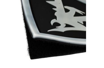 Image of DoubleStar Logo Patch, Black with Grey Outline, DS-Logopatch