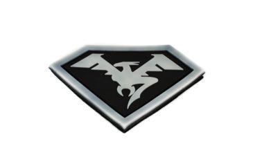Image of DoubleStar Logo Patch, Black with Grey Outline, DS-Logopatch