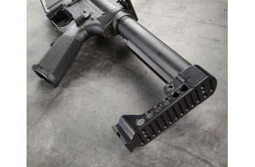 Image of DoubleStar M4 Mortar Plate with Push Button Sling Swivel, Black, DSC100