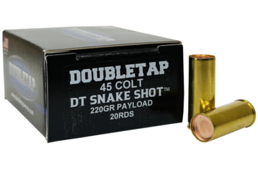Image of Doubletap Ammunition .45 Colt 220 grain Snake Shot Brass Cased Pistol Ammo, 20 Rounds, 45CSSS2