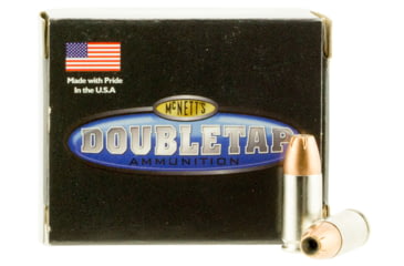 Image of Doubletap Ammunition 9MM165EQ Defense 9mm Luger +P 165 Gr Jacketed Hollow Point