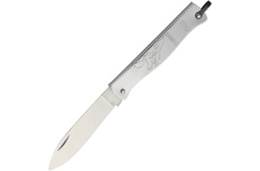 Image of Douk-Douk Squirrel Folder Folding Knife, 2.5 satin finish carbon steel blade, Folded steel handle with squirrel artwork, 840PM