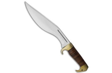 Image of Down Under Knives Down Under Knives Red Rock Raptor Knife Fixed Blade 10.25" Polished, Brown, 440, adult, BHQ-16199
