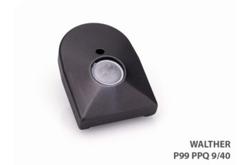 Image of DPM Aluminum Magazine Floorplate - Car Glass Breaker for Walther P99-PPQ 9mm/40SW, Black 1000125