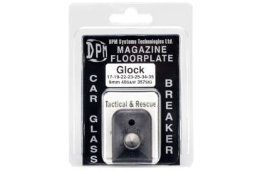Image of DPM Glock 17/19/22 Magazine Floorplate/Glass Breaker, Black, MFPB-GL/1