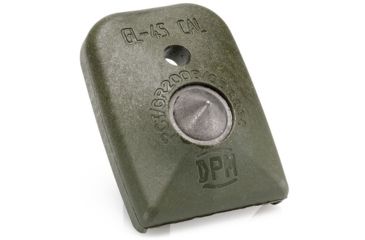 Image of DPM Glock 21/30/37/38/39 .45 Auto/.45 G.A.P. Magazine Floorplate/Glass Breaker, Olive Green, MFPG-GL/2