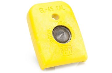 Image of DPM Glock 21/30/37/38/39 .45 Auto/.45 G.A.P. Magazine Floorplate/Glass Breaker, Yellow, MFPY-GL/2