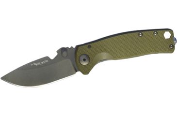 Image of DPx Gear DPx HEST/F Urban Folding Knife, 2.9in, CPM 154, G-10, OD green and ghost grey, DPHSF060