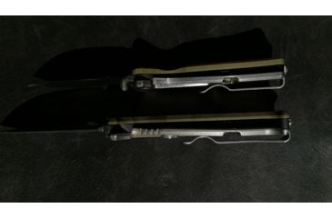 Image of DPx Gear DPx HEST/F Urban Folding Knife, 2.9in, CPM 154, G-10, OD green and ghost grey, DPHSF060