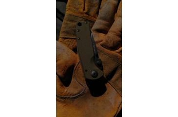 Image of DPx Gear DPx HEST/F Urban Folding Knife, 2.9in, CPM 154, G-10, OD green and ghost grey, DPHSF060