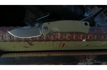 Image of DPx Gear DPx HEST/F Urban Folding Knife, 2.9in, CPM 154, G-10, OD green and ghost grey, DPHSF060