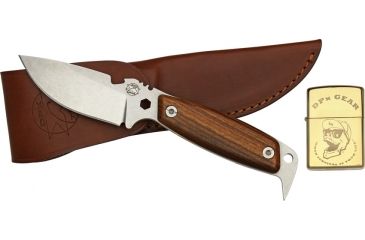 Image of DPx Gear HEST II Woodsman Fixed Blade Knife, 3in, Sleipner Tool Steel Blade, Brazilian Santos Hardwood Handle DPXHSX006