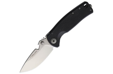 Image of DPx Gear HEST Urban MilSpec Framelock Folding Knife, 2.75in Tumbled Finish Cpm-154 SS Blade, Black Textured G10 Handle With Titanium Coated Titanium Back Handle, DPHSF062