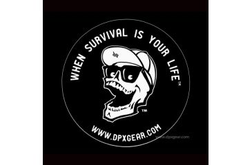 Image of DPx Gear Logo Insignia, Black, Mr. DP Slogan Sticker DPLSS003
