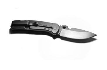 Image of DPx Gear Urban Night Rider Folding Knive, CPM S35VN 2.9in Matte Black Blade, 6Al4v Titanium Handle, DPHSF035