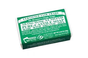 Image of Dr. Bronners Almond Bar Soap OBAL05