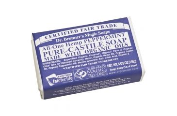 Image of Dr. Bronners Peppermint Bar Soap OBPE05