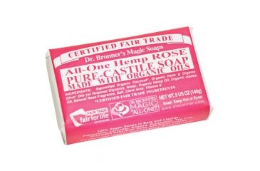 Image of Dr. Bronners Rose Bar Soap OBRO05
