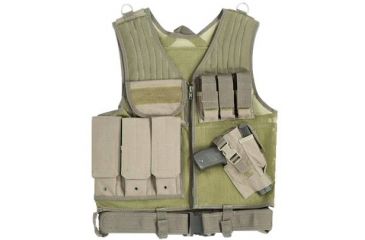 Image of Drago Gear Fast Draw Tactical Vest Green, Mesh Net, 51301GR