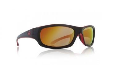 Image of Dragon Chrome 2 Sunglasses-Jet-Red Ionized