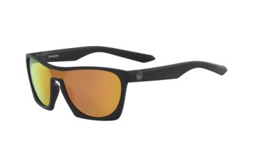Image of Dragon Classy Ion Sunglasses - Mens, Matte Black/Orange Ion, 35212-MB/OI