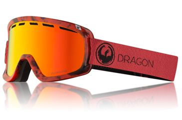 Image of Dragon D1 OTG Goggles, Mill/LumaLens Red Ion, with Bonus LumaLens Rose, One Size 347986032484