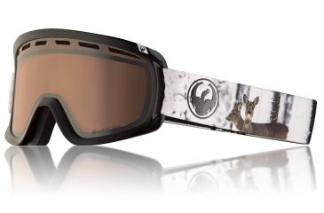 Image of Dragon D1 OTG Goggles, Realm/LumaLens Silver Ion, with Bonus LumaLens Dark Smoke, One Size 347986032349