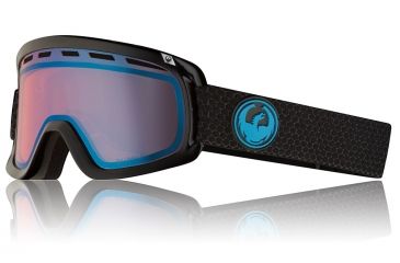 Image of Dragon D1 OTG Goggles, Split/LumaLens Blue Ion, with Bonus LumaLens Amber, One Size 347986032334