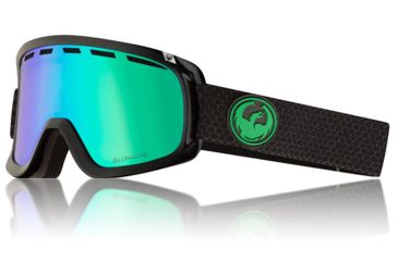 Image of Dragon D1 OTG Goggles, Split/LumaLens Green Ion, with Bonus LumaLens Amber, One Size 347986032333