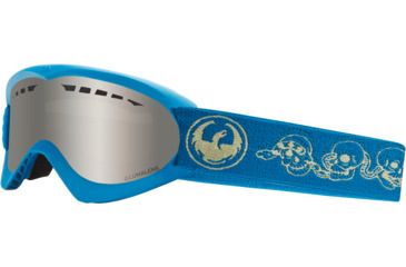 Image of Dragon DX Goggles, Skully/Lumalens Silver Ion, 228505732601