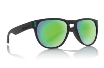 Image of Dragon Marquis Sunglasses-Matte Black-Green Ion P2