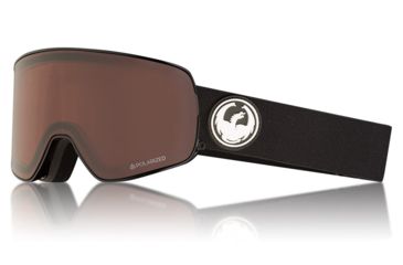 Image of Dragon NFX2 Goggles, Black/LumaLens Polarized, with Bonus LumaLens Rose, One Size 344656030001