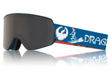 Image of Dragon NFX2 Goggles, Danny Davis Signature/Dark Smoke, with Bonus LumaLens Rose, One Size 286056030871