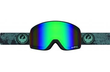 Image of Dragon NFX2 Goggles-Mason Grey/Flash Green Polarized-Green