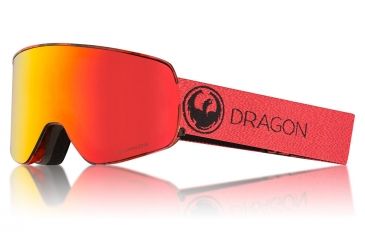 Image of Dragon NFX2 Goggles, Mill/LumaLens Red Ion, with Bonus LumaLens Rose, One Size 286056030484
