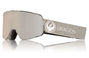 Image of Dragon NFX2 Goggles, Mill/LumaLens Silver Ion, with Bonus LumaLens Dark Smoke, One Size 286056030255